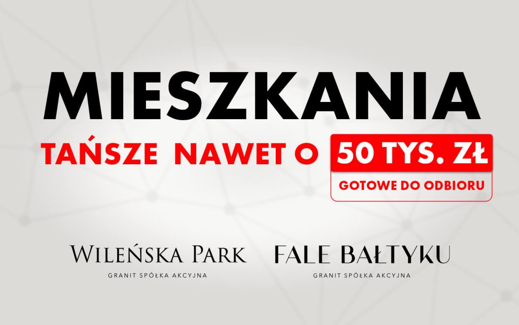 Mieszkania i lokal usługowy tańsze nawet o 50 tys. zł!